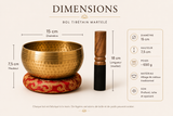 bol tibetain martelé 15cm.png Dimensions avec un schéma propre