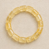 Bracelet Citrine facettée vu dans son ensemble