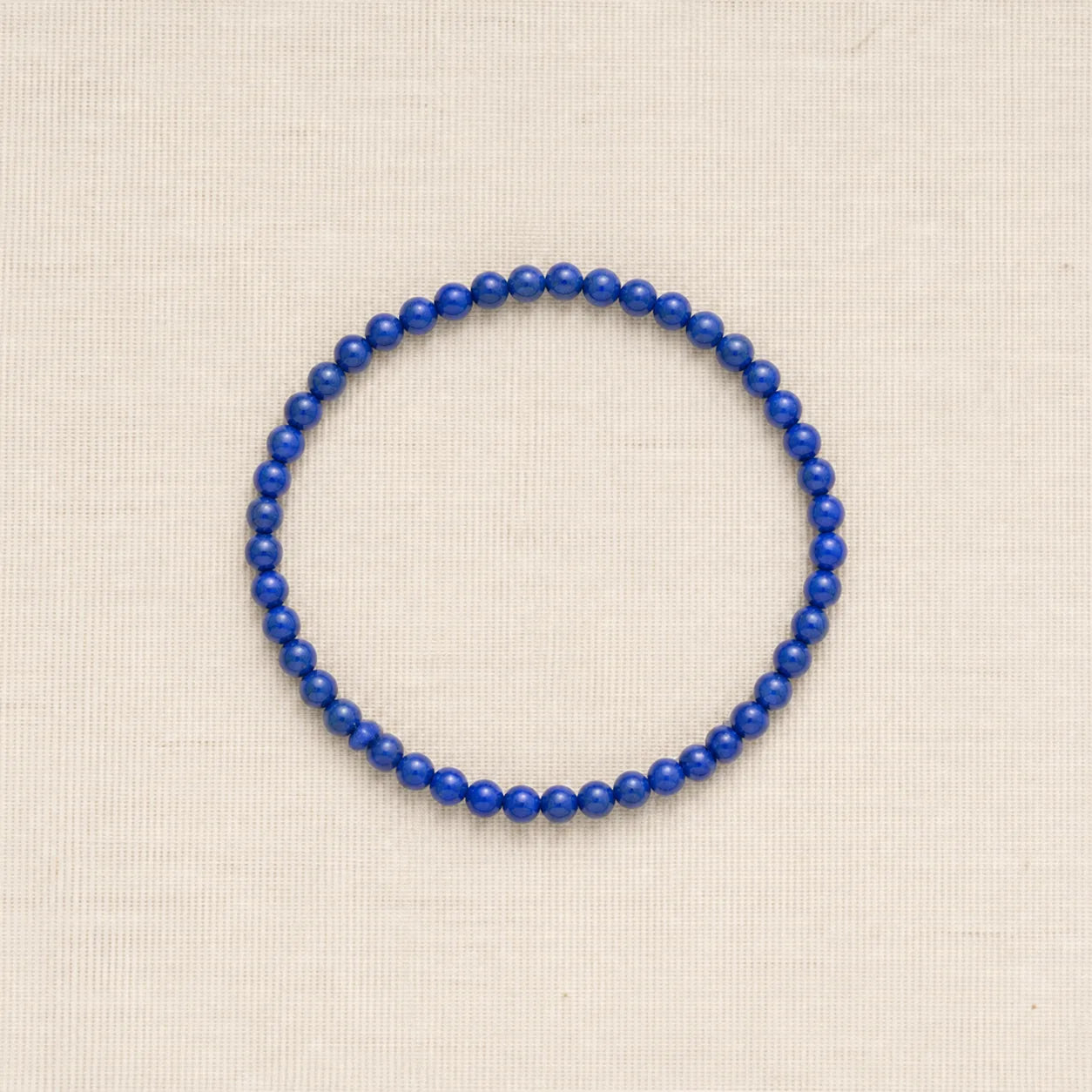Bracelet fin en Lapis Lazuli vu du dessus