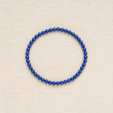 Bracelet fin en Lapis Lazuli vu du dessus