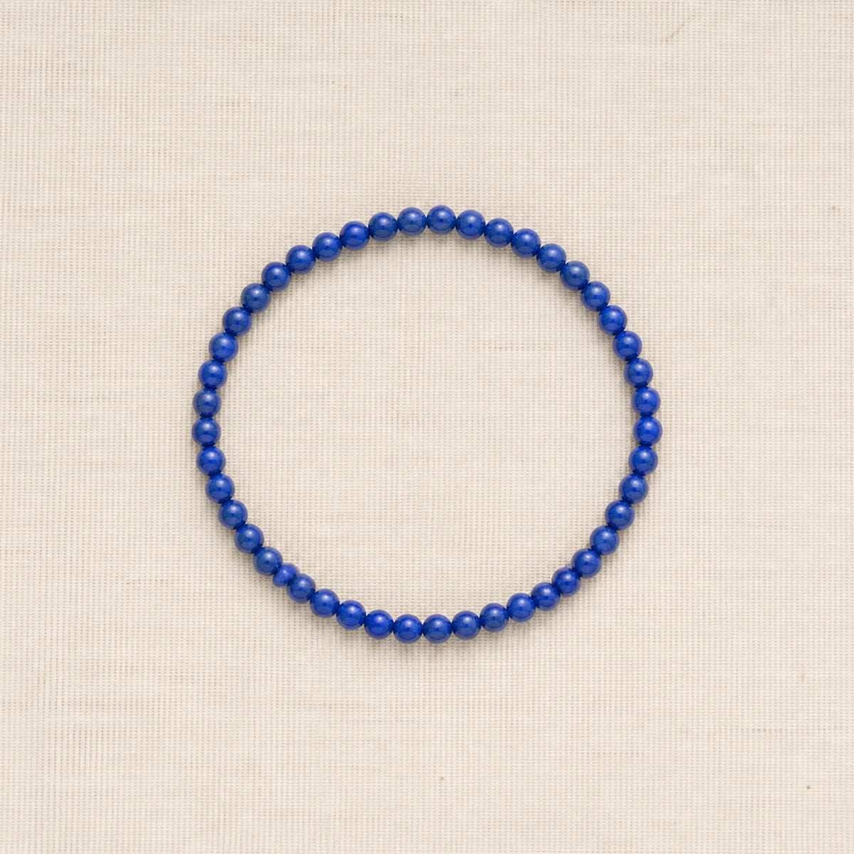 Bracelet fin en Lapis Lazuli vu du dessus