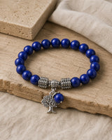 Bracelet Lapis Lazuli Arbre de Vie dans une ambiance naturelle