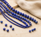 Perles Lapis Lazuli utilisées pour la création de bijoux